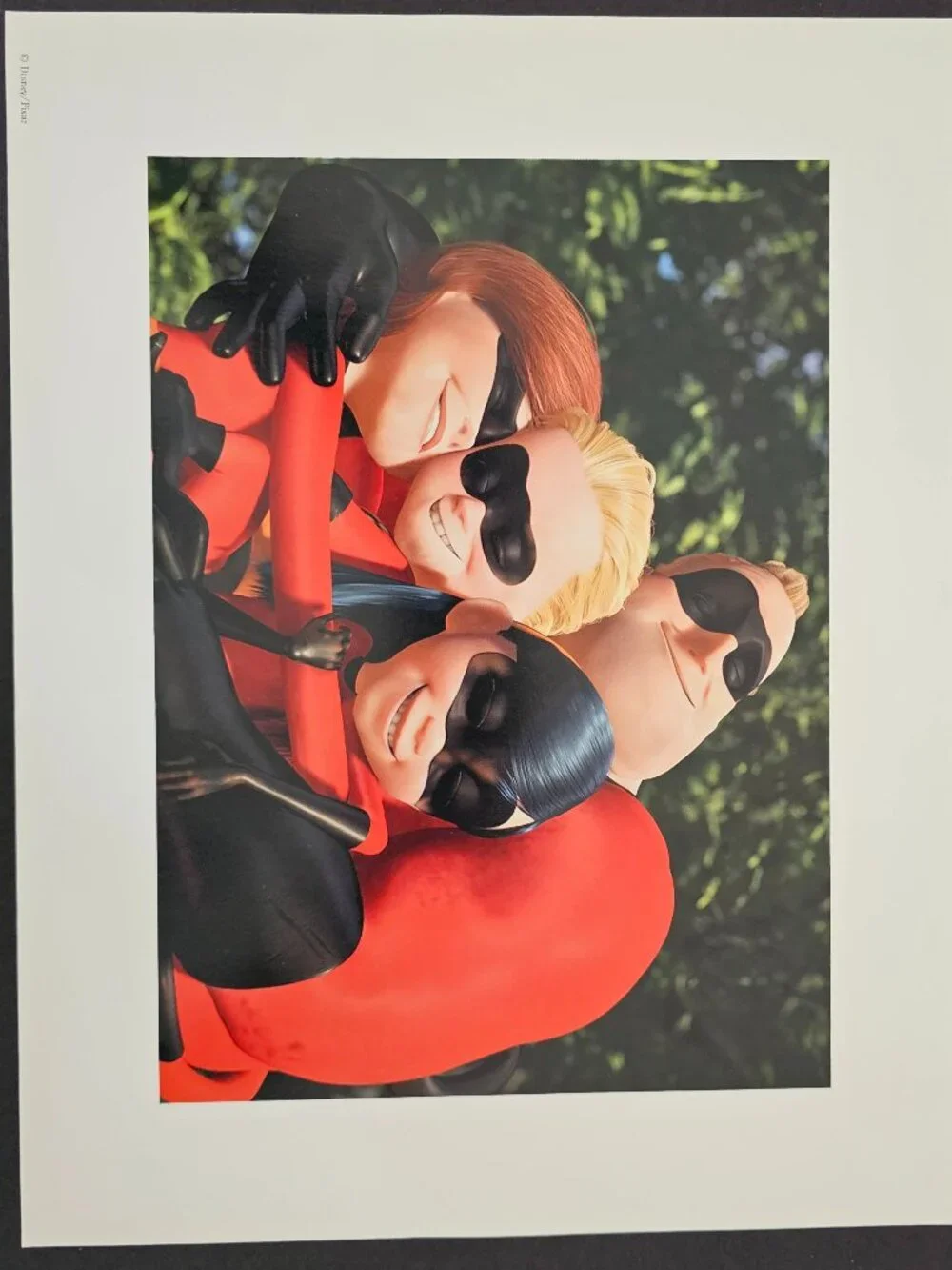 The Incredibles Lithograph - Disney Movie Club Large Format